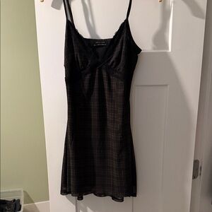Urban Outfitters Dark Plaid Dress